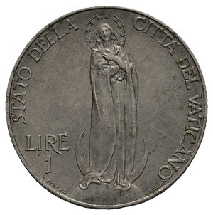 obverse: VATICANO Pio XI 1 Lira 1930