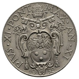 reverse: VATICANO Pio XI 2 Lire 1932