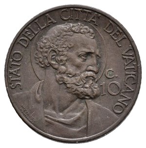 obverse: VATICANO Pio XI 10 centesimi 1930 
