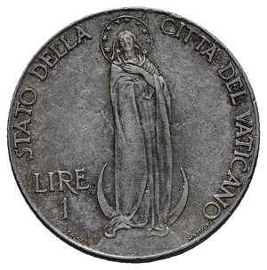 obverse: VATICANO Pio XII 1 Lira 1940 