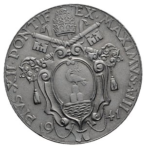 reverse: VATICANO Pio XII 1 Lira 1941