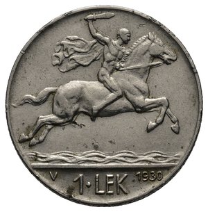 obverse: ALBANIA - Zog - 1 Lek 1930 