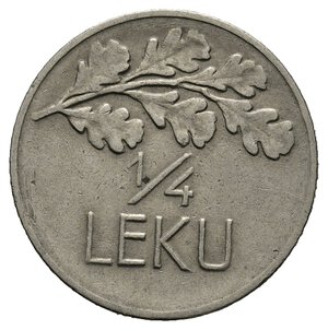 obverse: ALBANIA  1/4 Leku 1927 