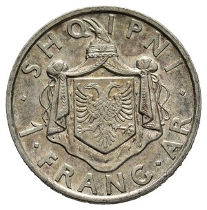 obverse: ALBANIA 1 Frang ar 1935 