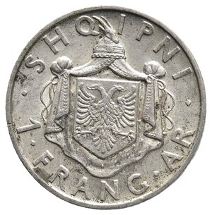 obverse: ALBANIA 1 Frang ar 1937