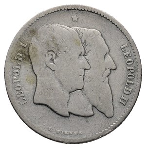 reverse: BELGIO 1 Franc argento 1880 