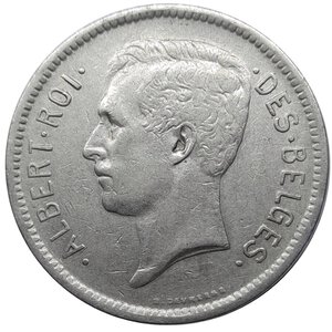 reverse: Belgio 5 francs 1931 