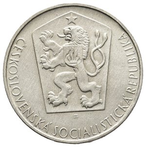 reverse: CECOSLOVACCHIA  10 Korun argento 1964 