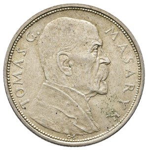 reverse: CECOSLOVACCHIA  10 Korun argento 1928 