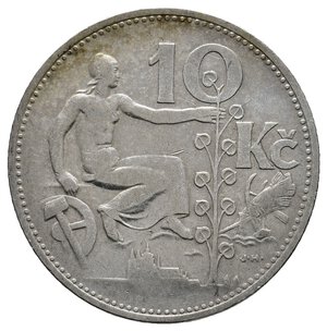 obverse: CECOSLOVACCHIA 10 Korun argento 1930 