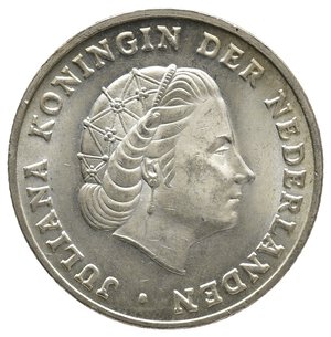 reverse: ANTILLE OLANDESI 1 Gulden argento 1963 