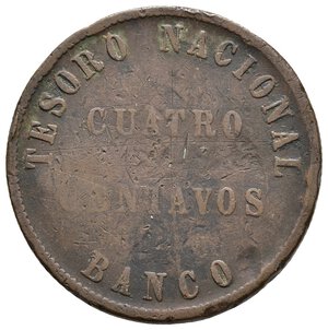 obverse: ARGENTINA  4 centavos 1854