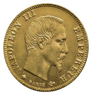 FRANCIA Napoleone III 5 Francs oro 1860 Zecca BB (Strasburgo) 