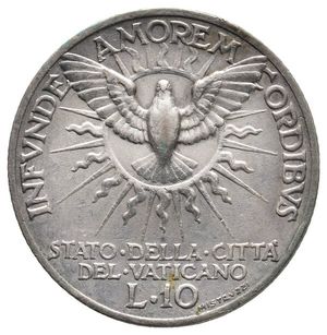 reverse: VATICANO Coppia Sede Vacente 5 e 10 lire 1939