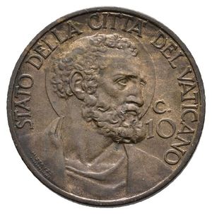 obverse: VATICANO Pio XI 10 centesimi 1934