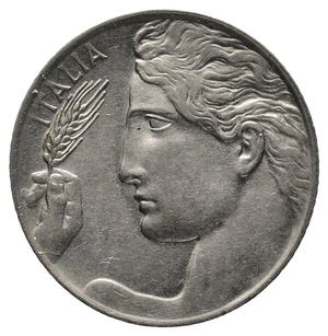 reverse: VITTORIO EMANUELE III - 20 Centesimi Liberta Librata 1922 Alta conservazione 