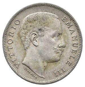 reverse: VITTORIO EMANUELE III 1 Lira Aquila argento 1902 