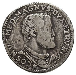 reverse: GRANDUCATO DI TOSCANA - Cosimo (1536-1574) Testone 1573 
