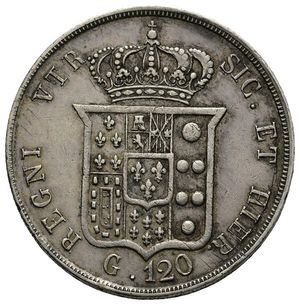 reverse: NAPOLI Ferdinando II- 120 Grana 1853 