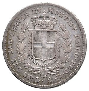 obverse: REGNO DI SARDEGNA  - CARLO ALBERTO 2 Lire argento 1836 Torino RARA