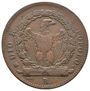reverse: REPUBBLICA ROMANA -  3 Baiocchi 1849 3 Tondo 