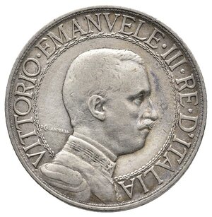 reverse: Vittorio Emanuele III - 2 Lire Quadriga argento 1908 BB