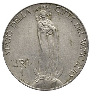 obverse: VATICANO - Pio XI - 1 Lira 1931