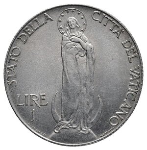 obverse: VATICANO - Pio XII - 1 Lira 1941