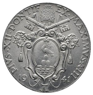 reverse: VATICANO - Pio XII - 1 Lira 1941
