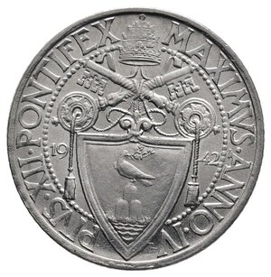 reverse: VATICANO - Pio XII - 1 Lira 1942