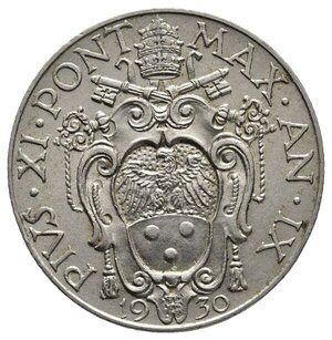 reverse: VATICANO - Pio XI - 2 Lire 1930