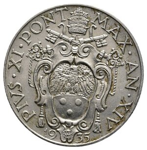 reverse: VATICANO - Pio XI - 2 Lire 1935
