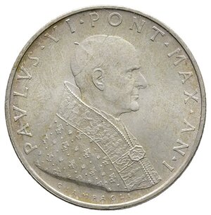 reverse: VATICANO - Paolo VI - 500 Lire Argento 1963 FDC