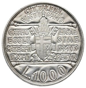 obverse: VATICANO - Giovanni Paolo II - 1000 Lire argento 1993