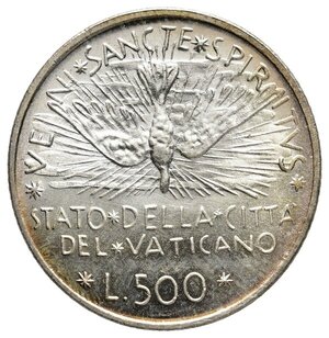 reverse: VATICANO - SEDE VACANTE - 500 Lire argento 1978