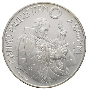 reverse: VATICANO - Giovanni Paolo II - 2000 Lire argento Dialogo fra le Culture 2001 FDC
 (In confezione)
