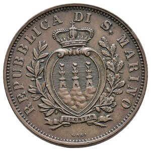 reverse: SAN MARINO - 10 centesimi 1893 BELLA CONSERVAZIONE