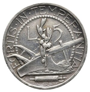 reverse: SAN MARINO - 5 Lire argento 1933
