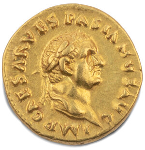 obverse: IMPERO ROMANO, VESPASIANO, 69-79 D.C. - AUREO