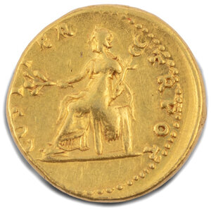 reverse: IMPERO ROMANO, VESPASIANO, 69-79 D.C. - AUREO