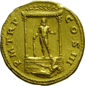 reverse: IMPERO ROMANO, ADRIANO, 117-138 D.C. - AUREO