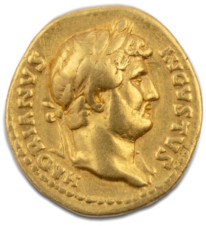 obverse: IMPERO ROMANO, ADRIANO, 117-138 D.C. - AUREO