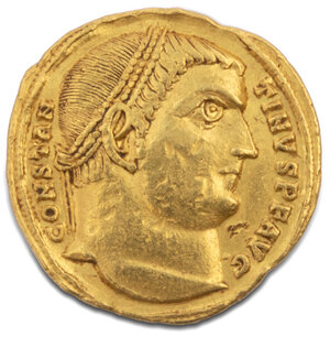 obverse: IMPERO ROMANO, COSTANTINO, 330-337 D.C. - SOLIDO