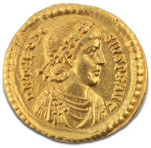 obverse: IMPERO ROMANO, TEODOSIO I, 379-395 D.C. - SOLIDO