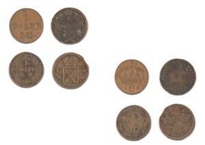 obverse: SVEZIA - Lotto di 4 monete