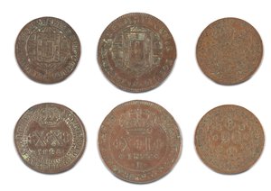 obverse: BRASILE - Lotto di 3 monete