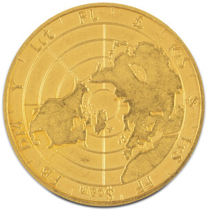reverse: REPUBBLICA ITALIANA - Medaglia in oro dell’ Ufficio Italiano dei Cambi
