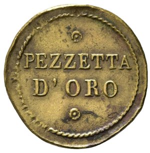 obverse: Peso monetale. Pezzetta d oro (1,72 g). qSPL
