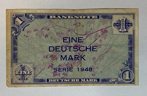 obverse: GERMANIA. 1 mark 1948. qBB