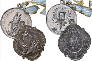 obverse: Medaglie religiose. Lotto di 2 medaglie. SPL